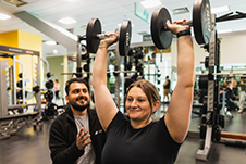 nicole angel personal training stock photo homepage